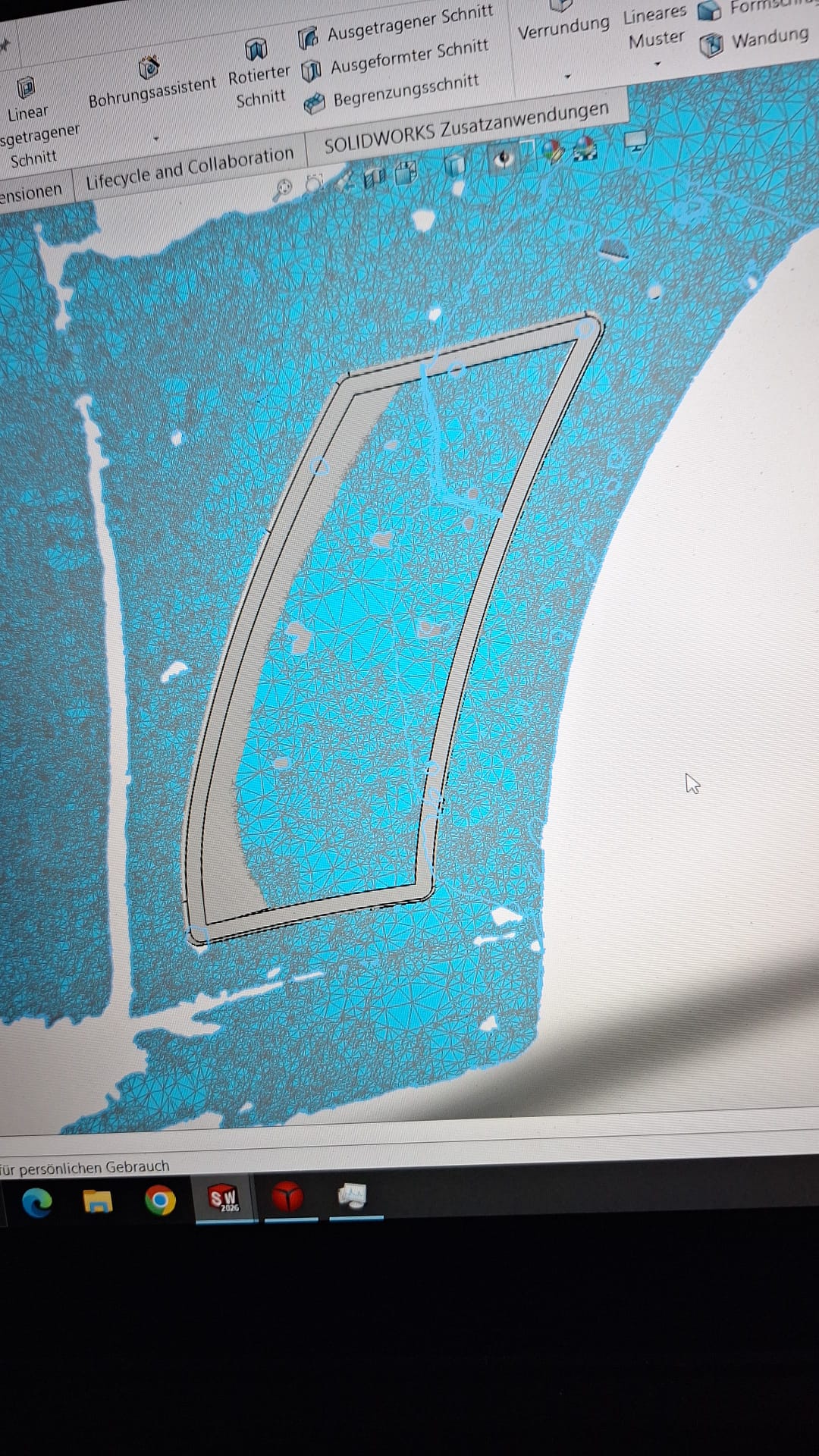 CAD development of a custom component