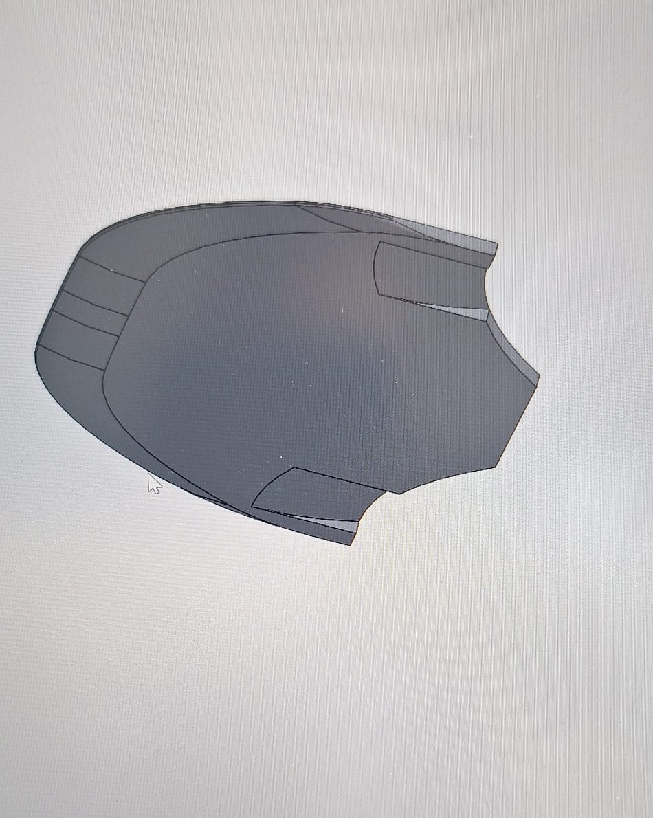 CAD development of mirror component